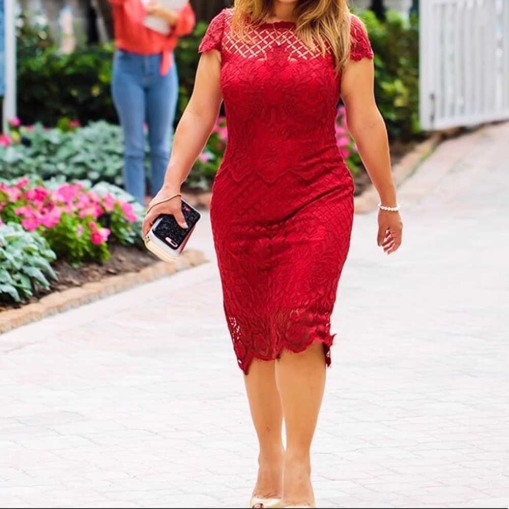 Red dress
